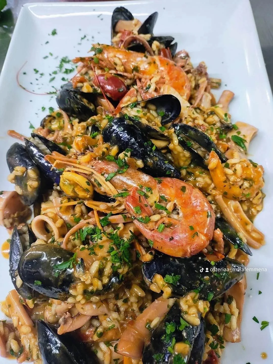 Un piatto della cucina di A Malafemmena
